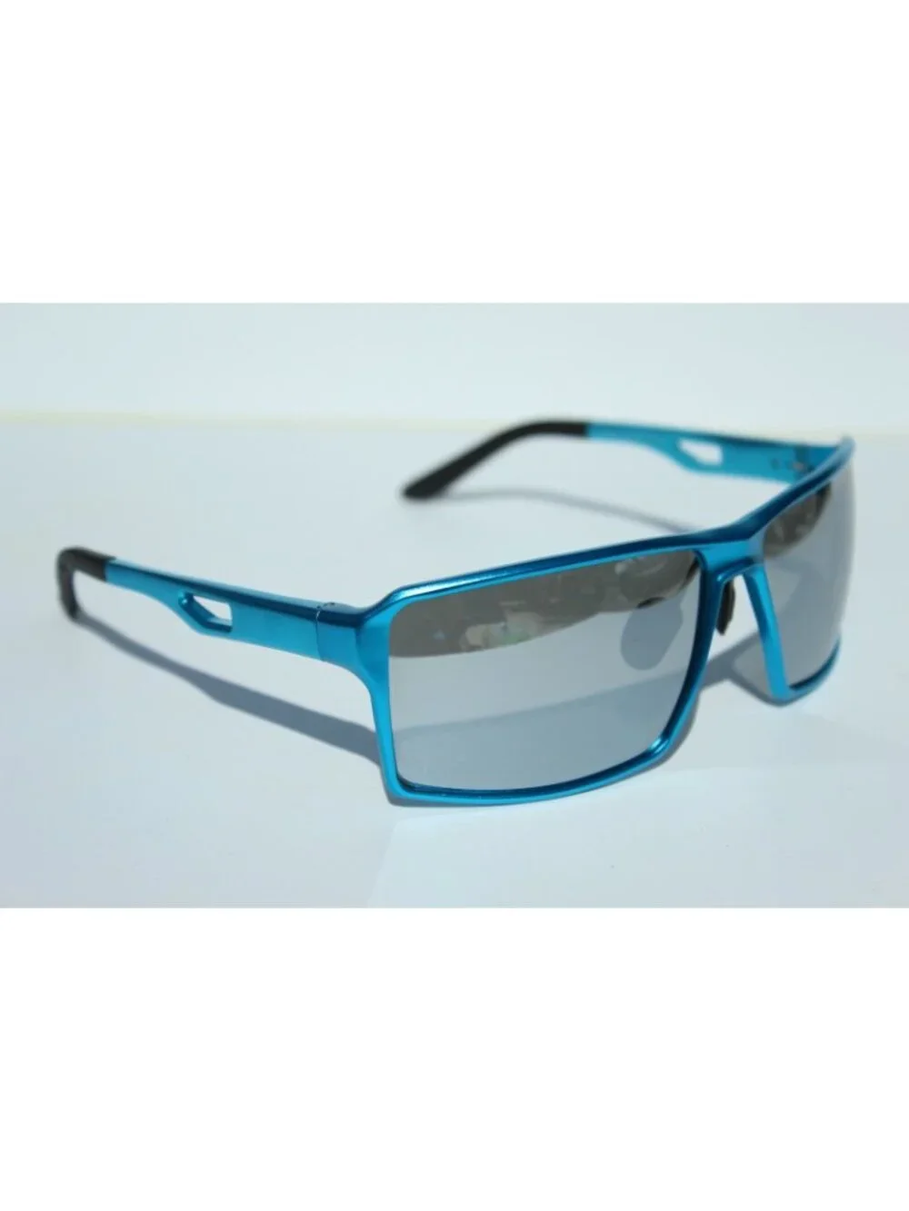 BREED Centaurus POLARIZED Sunglasses Blue Aluminum/Silver NEW $185 BSG021BL